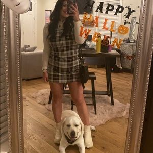 Plaid Mini Dress